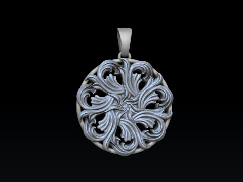 Ornamental Ring and Pendant Collection Set Pack 3D print models 3D प्रिंट मॉडल