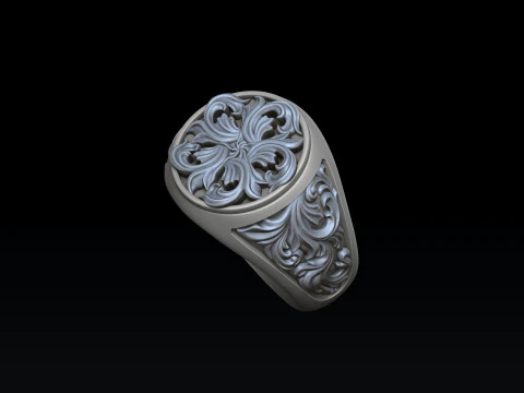 Pacote de conjunto de cole&ccedil;&atilde;o de an&eacute;is e pingentes ornamentais Modelos de impress&atilde;o 3D Modelo de Impressão 3D