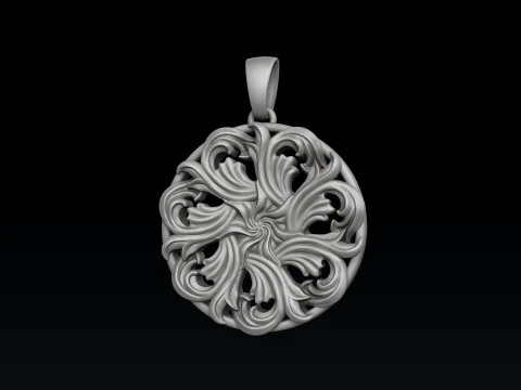 Pacote de conjunto de cole&ccedil;&atilde;o de an&eacute;is e pingentes ornamentais Modelos de impress&atilde;o 3D Modelo de Impressão 3D