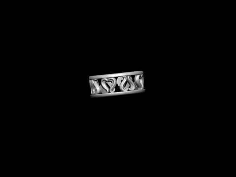 Free Ornament Ring 3D print model Model do druku 3D