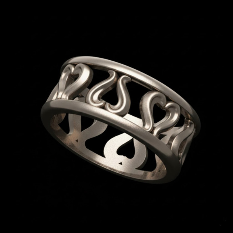 Free Ornament Ring 3D print model 3D Print Model .c4d .max .obj .3ds .fbx .stl .blend 