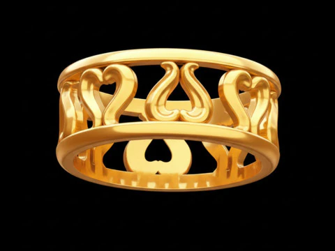 Free Ornament Ring 3D print model 3D Print Model