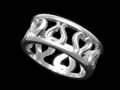 Free Ornament Ring 3D print model 3D Print Model