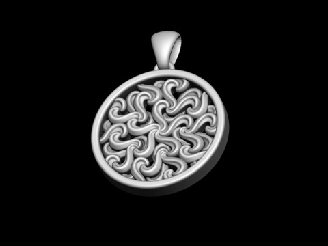 Free Ornament Pendant Free 3D print model Model Cetak 3D