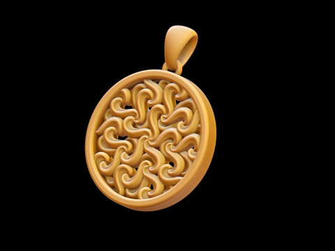 Free Ornament Pendant Free 3D print model Model Cetak 3D