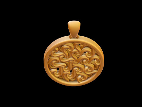 Free Ornament Pendant Free 3D print model Model Cetak 3D