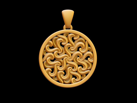 Free Ornament Pendant Free 3D print model Model Cetak 3D