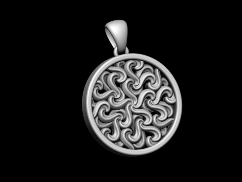 Free Ornament Pendant Free 3D print model Model Cetak 3D
