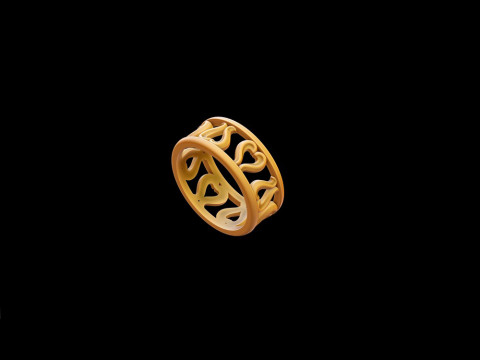 Free Ornament Ring Pendant Collection Free 3D print models 3D Print Model