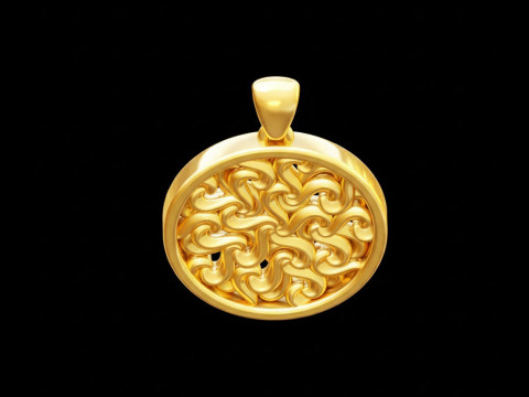 Bezpłatna kolekcja wisiork&oacute;w z ozdobną pierścionkiem Bezpłatne modele do druku 3D Model do druku 3D