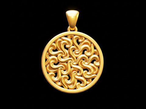 Bezpłatna kolekcja wisiork&oacute;w z ozdobną pierścionkiem Bezpłatne modele do druku 3D Model do druku 3D