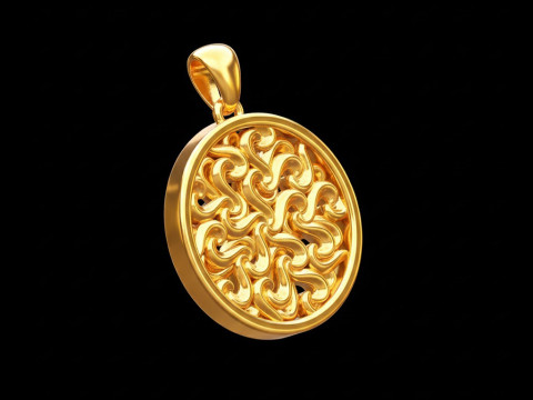 Bezpłatna kolekcja wisiork&oacute;w z ozdobną pierścionkiem Bezpłatne modele do druku 3D Model do druku 3D