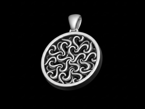 Bezpłatna kolekcja wisiork&oacute;w z ozdobną pierścionkiem Bezpłatne modele do druku 3D Model do druku 3D