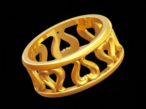 Free Ornament Ring Pendant Collection Free 3D print models 3D Print Model