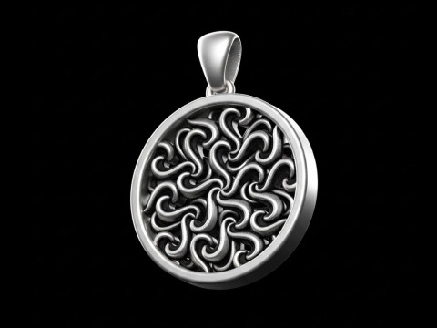 Bezpłatna kolekcja wisiork&oacute;w z ozdobną pierścionkiem Bezpłatne modele do druku 3D Model do druku 3D