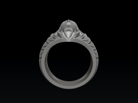 Native Indian Ring v2 3D print model 3D प्रिंट मॉडल