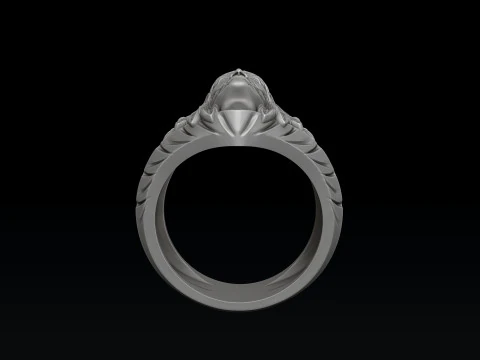 Native Indian Ring v2 3D print model 3D Print Model