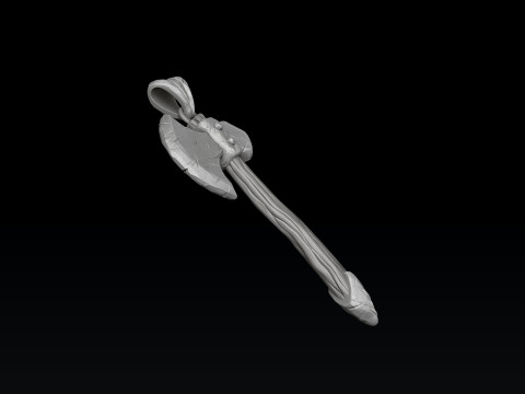 Axe Pendant 3D print model 3D Print Model