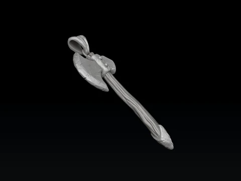 Axe Pendant 3D print model 3D Print Model