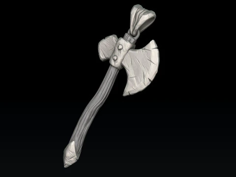 Axe Pendant 3D print model 3D Print Model