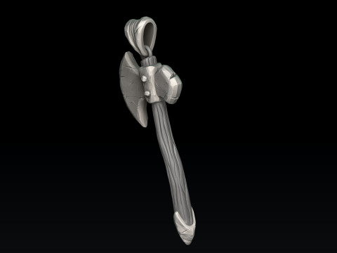 Axe Pendant 3D print model 3D Print Model