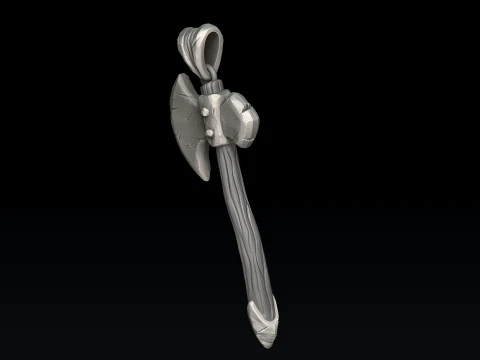 Axe Pendant 3D print model 3D Print Model