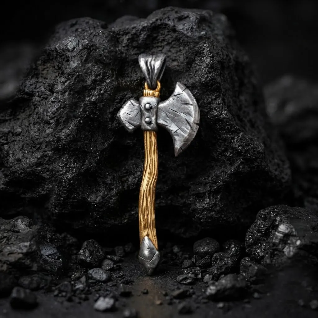 Axe Pendant 3D print model 3D Print Model .c4d .max .obj .3ds .fbx .stl .blend 