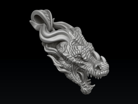 Dragon Ring Pendant Collection 3D print models 3D Print Model