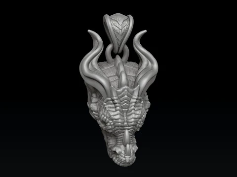 Dragon Ring Pendant Collection 3D print models 3D Print Model