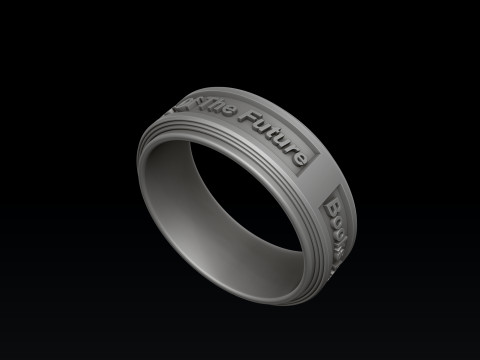 Book Ring 3D print model Modèles 3D en vedette