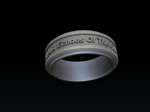 Book Ring 3D print model Modèles 3D en vedette