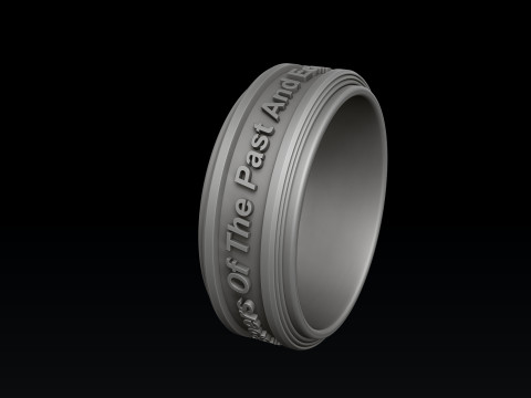 Book Ring 3D print model Modèles 3D en vedette