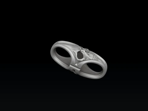 Skull Chain v2 3D print model 3D Print Model
