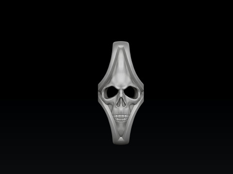 Skull Chain v2 3D print model 3D प्रिंट मॉडल