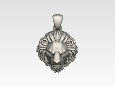 Free Lion Ring Pendant Collection Free 3D print model 3D Принт Модель