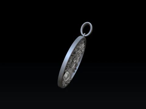 Tree Branches Pendant 3D print model 3D Print Model
