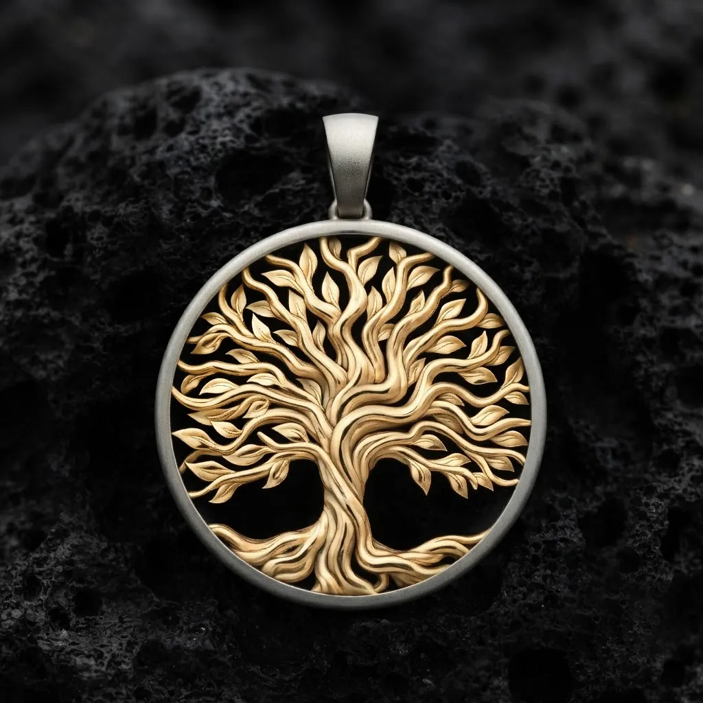 Tree Branches Pendant 3D print model 3D Print Model .c4d .max .obj .3ds .fbx .stl .blend 