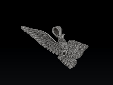 Eagle Pendant 3d 3D print model Modello di stampa 3D