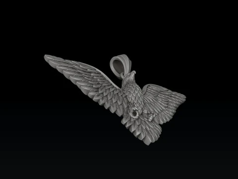 Eagle Pendant 3d 3D print model 3D Print Model