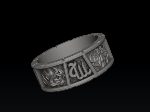 Horoscope Virgo Ring v2 3D print model 3D Принт Модель