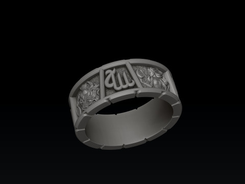 Horoscope Virgo Ring v2 3D print model 3D Принт Модель