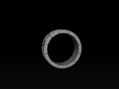 Horoscope Sagittarius Ring v2 3D print model Modelo de Impressão 3D