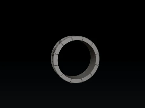 Horoscope Sagittarius Ring v2 3D print model 3D Print Model