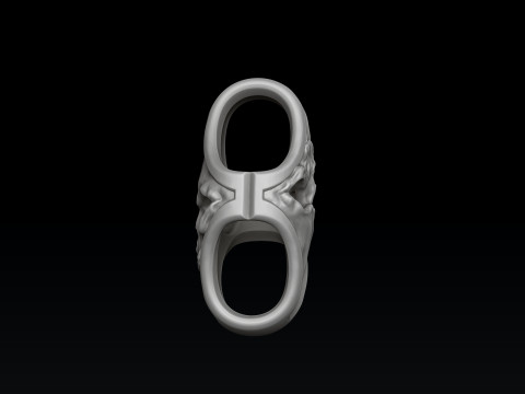 Skull Chain 3D print model 3D Print Model