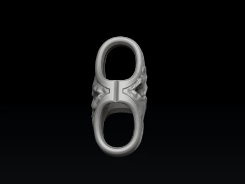 Skull Chain 3D print model 3D Print Model