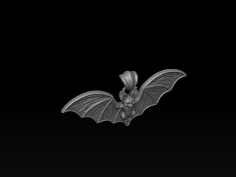 Bat Pendant 3D print model Modelo de impresión 3D