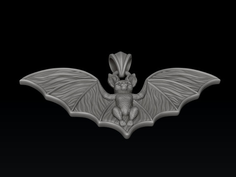 Bat Pendant 3D print model Modelo de impresión 3D