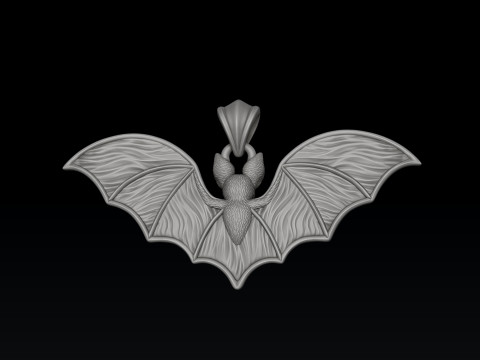 Bat Pendant 3D print model Modelo de impresión 3D