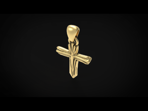 High-Quality Cross Pendant Jewelry Design for 3D Print and CNC Free 3D print model 3Dプリントモデル