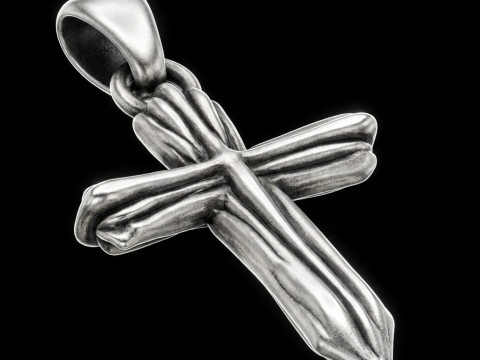 High-Quality Cross Pendant Jewelry Design for 3D Print and CNC Free 3D print model 3D Print Model